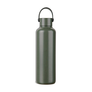 Termolahev 600 ml z recyklované oceli, vojenská zelená