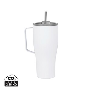 Termolahev z RCS recyklované nerezové oceli 800ml, bílá/šedá