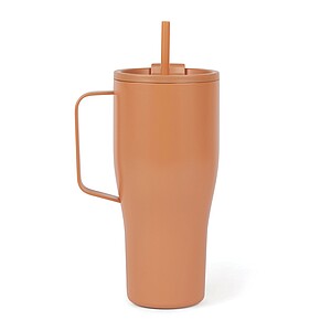 Termolahev z RCS recyklované nerezové oceli 800ml, oranžová