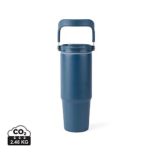 Termolahev z RCS recyklované nerezové oceli 880ml, námořní modrá
