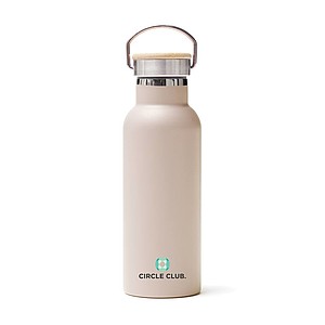 Termoska 500ml, s poutkem, béžová