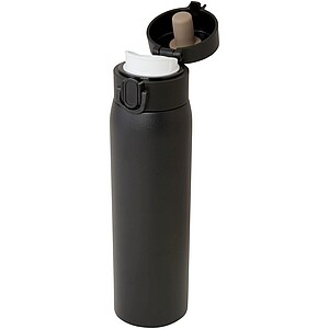Termoska z recyklované nerezové oceli, 450ml, černá