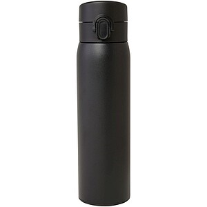 Termoska z recyklované nerezové oceli, 450ml, černá