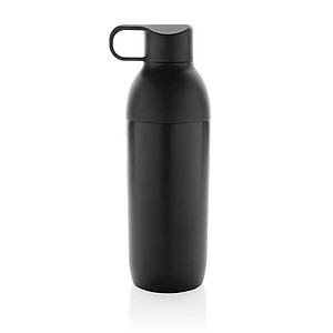 Termoska z recyklované oceli, objem 540 ml, černá