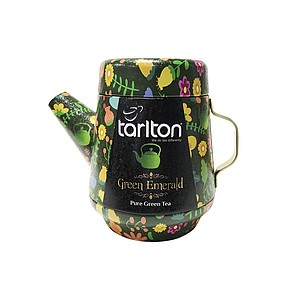 TIGLO Tea Pot Tarlton Green Emerald Green Tea plech 100g - reklamní předměty