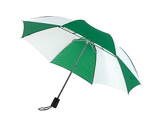 TIZIAN Kapesní skládací deštník, zelená/bílá