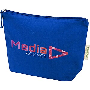 Toaletní taštička z organického materiálu, královská modrá