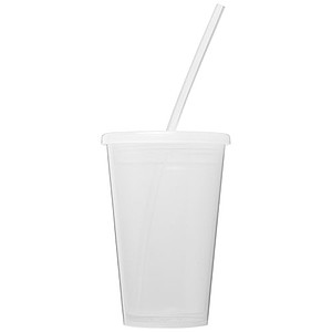Transparentní dvouvrstvý kelímek, 350ml, transparentní