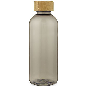 Transparentní láhev z recyklovaného plastu, 650ml, šedá