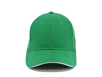 Trendy čepice se sendvičovým kšiltem, středně zelená