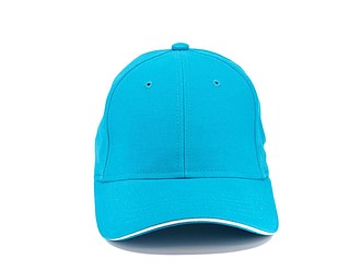 Trendy kšiltovka se sendvičovým kšiltem, tyrkysová