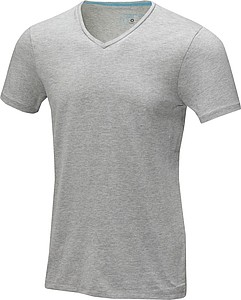 Tričko ELEVATE KAWARTHA V-NECK šedý melír XXL