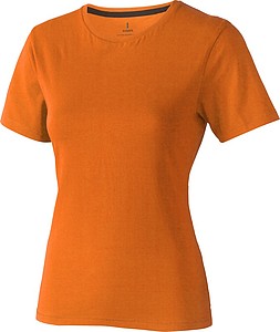 Tričko ELEVATE NANAIMO LADIES T-SHIRT oranžová 1655C, velikost M - dámská trička s vlastním potiskem