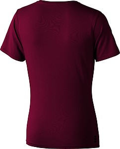 Tričko ELEVATE NANAIMO LADIES T-SHIRT vínová 188C, velikost L