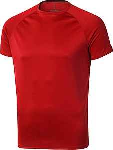 Tričko ELEVATE NIAGARA COOL FIT T-SHIRT červená S - trička s potiskem