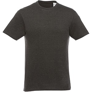 Tričko Heros s krátkým rukávem, unisex, antracitová, 2XL - firemní trička s potiskem