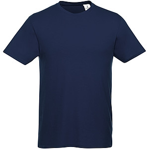 Tričko Heros s krátkým rukávem, unisex, námořní modrá, 2XL - firemní trička s potiskem