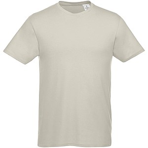 Tričko Heros s krátkým rukávem, unisex, světle šedá, L