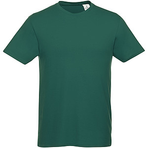 Tričko Heros s krátkým rukávem, unisex, tmavě zelená, XXS - firemní trička s potiskem