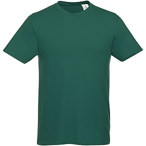Tričko Heros s krátkým rukávem, unisex, tmavě zelená, XXS