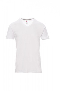 Tričko PAYPER V-NECK bílá XXXL - firemní trička s potiskem