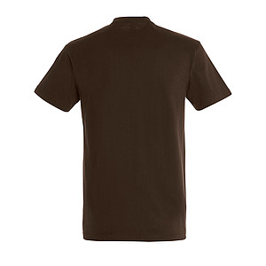 Tričko SOLS IMPERIAL MEN, tmavě hnědá, XL