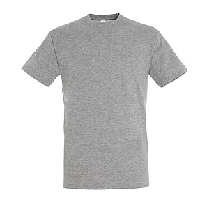 Tričko SOLS REGENT, šedý melír, L - trička s potiskem