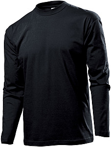 Tričko STEDMAN CLASSIC LONG SLEEVE MEN černá M