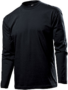 Tričko STEDMAN CLASSIC LONG SLEEVE MEN černá S