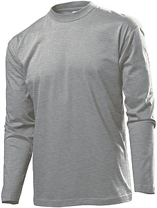 Tričko STEDMAN CLASSIC LONG SLEEVE MEN tmavě šedý melír XXL