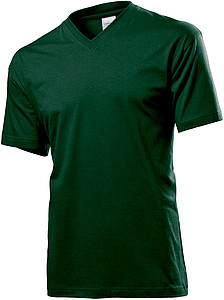 Tričko STEDMAN CLASSIC V-NECK tmavě zelená XL