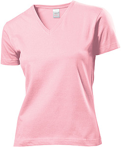 Tričko STEDMAN CLASSIC V-NECK WOMEN světle růžová M