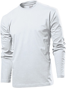 Tričko STEDMAN COMFORT LONG SLEEVE MEN bílá S