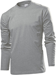 Tričko STEDMAN COMFORT LONG SLEEVE MEN tmavě šedý melír S