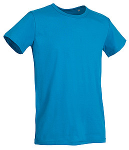 Tričko STEDMAN STARS BEN CREW NECK tyrkysově modrá M