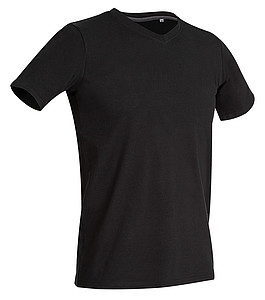 Tričko STEDMAN STARS CLIVE V-NECK černá S