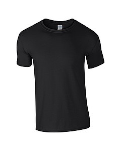 Triko GILDAN SOFTSTYLE ADULT T-SHIRT 153g, černá, 2XL