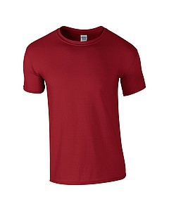 Triko GILDAN SOFTSTYLE ADULT T-SHIRT 153g, červenohnědá světlá, S - firemní trička s potiskem