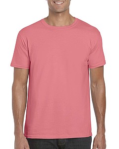 Triko GILDAN SOFTSTYLE ADULT T-SHIRT 153g, korálově červená, S
