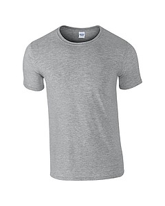 Triko GILDAN SOFTSTYLE ADULT T-SHIRT 153g, světle šedý melír, S