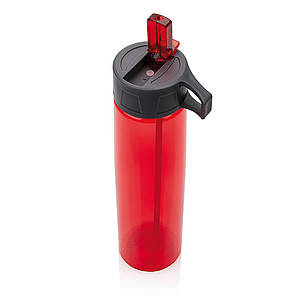 TRITAN Sportovní láhev s brčkem, objem 750 ml, červená