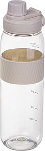 Tritanová láhev se silikonovým úchopem 750 ml, bílá