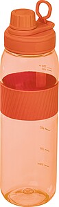 Tritanová láhev se silikonovým úchopem 750 ml, oranžová