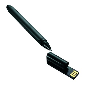 TUMBAS Kovové pero se stylusem a USB flash diskem, černá