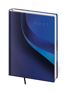 Týdenní diář A5 Vario 2 BLUE WAVE 2027 - diář s vlastním potiskem