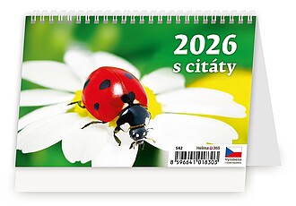 Týdenní "S" 2027, stolní kalendář - reklamní kalendáře