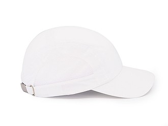 TYNKA Lehká sportovní čepice z polyesteru, bílá