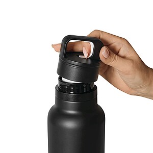 UMAJA Dvoustěnná vakuová termoska, 750 ml, černá