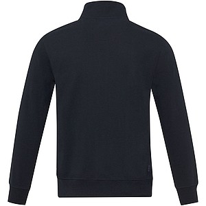 Unisex celorozepínací mikina z recyklované bavlny i polyesteru, ELEVATE GALENA, navy, vel. XS