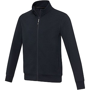 Unisex celorozepínací mikina z recyklované bavlny i polyesteru, ELEVATE GALENA, navy, vel. XXS
